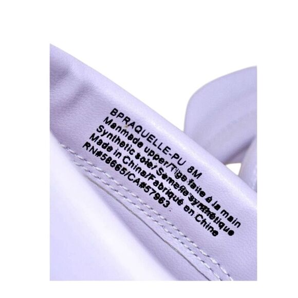 BP Sandals Womens Size 8 Lilac Slip On Platform Open Toe Double Strap - Picture 7 of 8